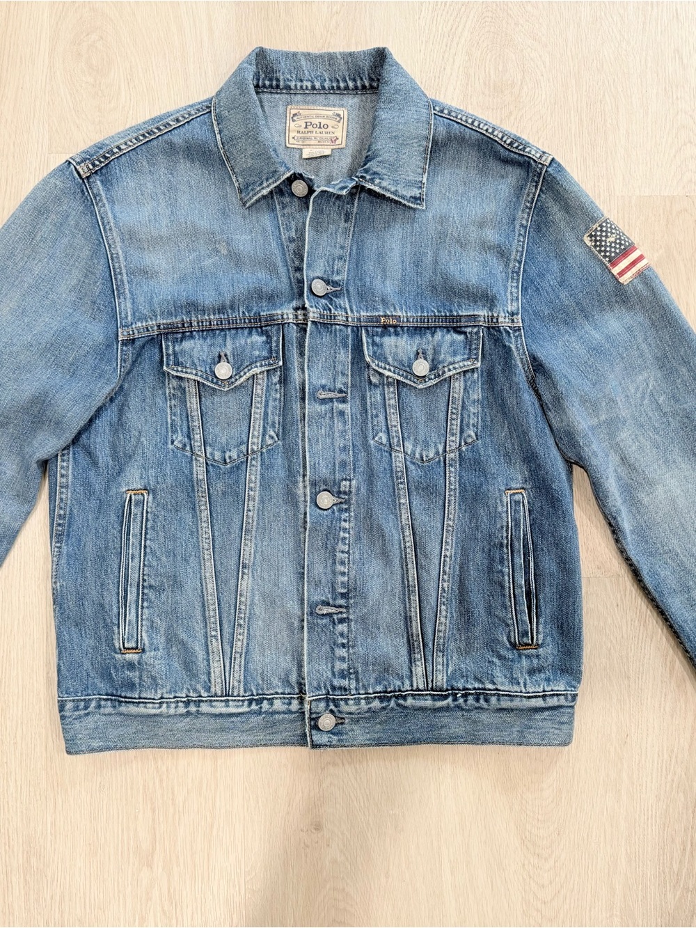 Ralph Lauren Light Blue Denim Trucker Jacket